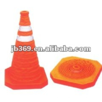 ABS base retractable traffic cone